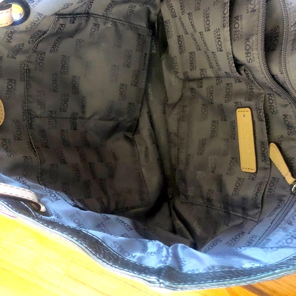 Michael Kors Metallic Leather Tote - Picture 6 of 8